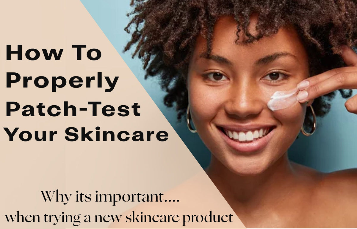 Test skincare products